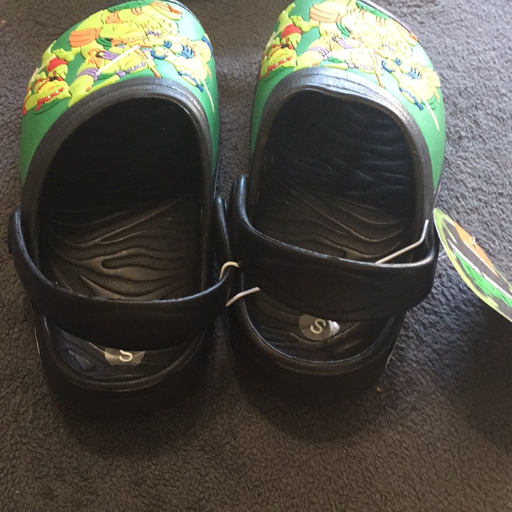 4/$25 | NWT Nickelodeon Boys Ninja Turtle Clogs - Picture 3 of 3